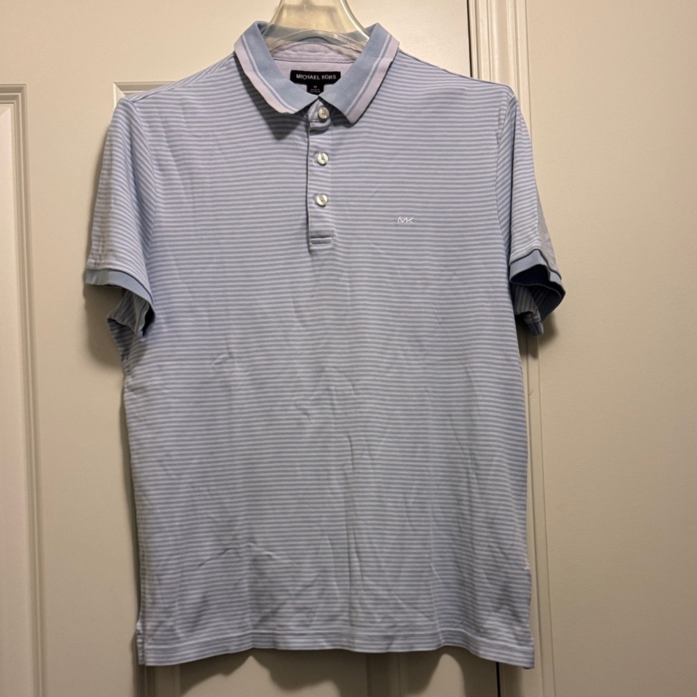 Michael Kors Light Blue Polo Shirt